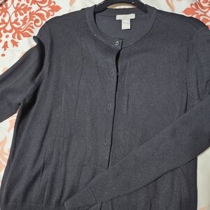 H&M Black Knit Crewneck Sweater